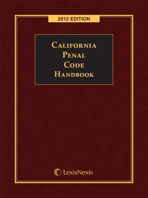 cover image of California Penal Code